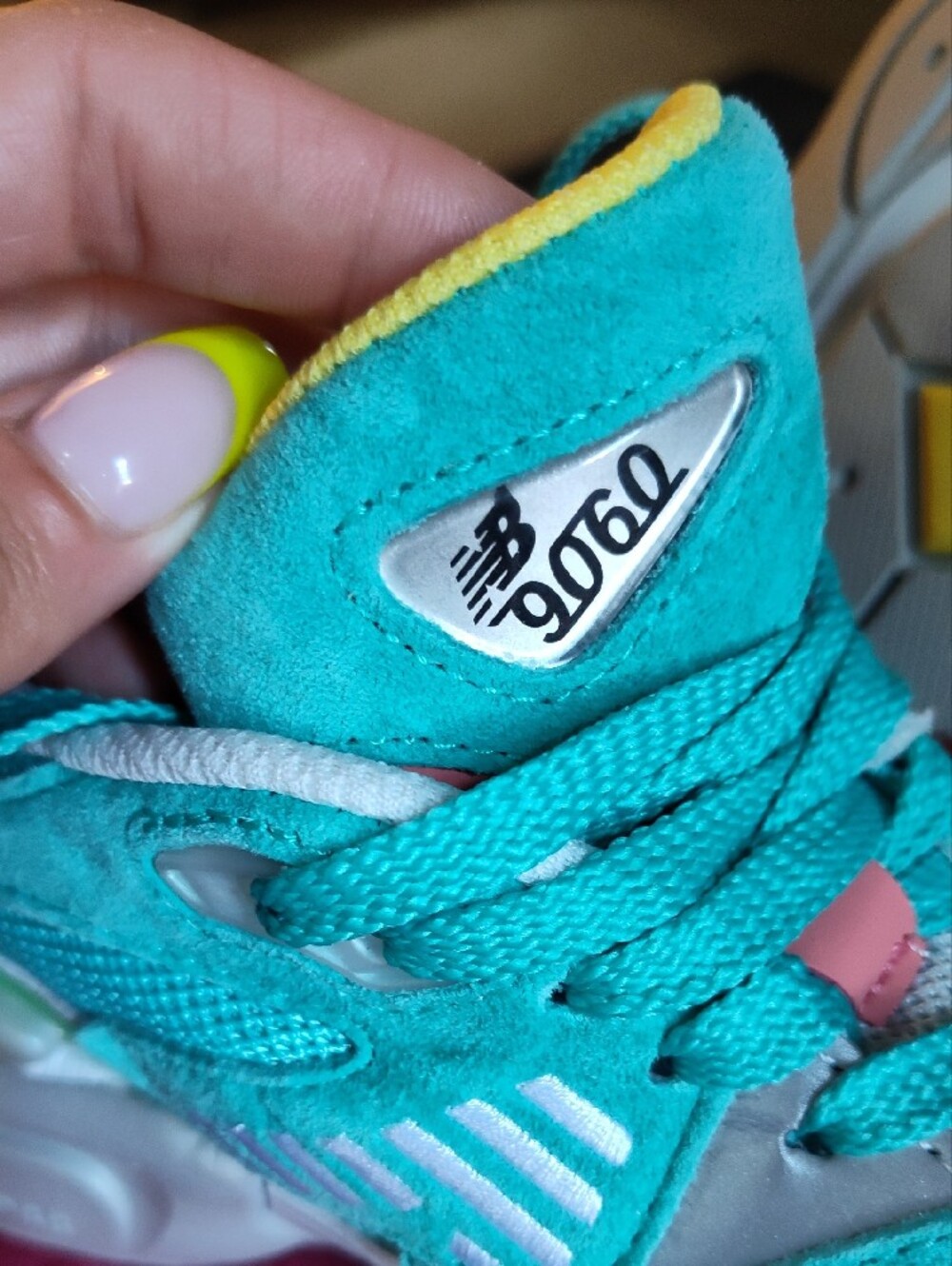 Turquoise Athletic Sneakers - Picture 3 of 10